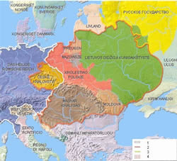 Jagiellonen in Europa seit 1490